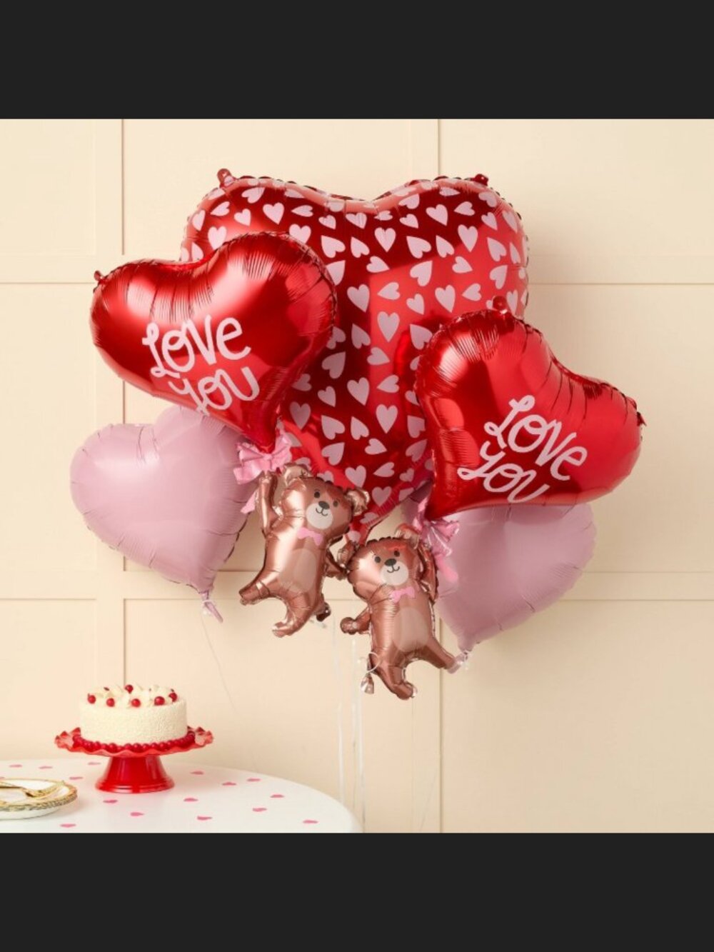 ☀️ 5ct Valentine's Day Foil Balloon Bundle - Spritz